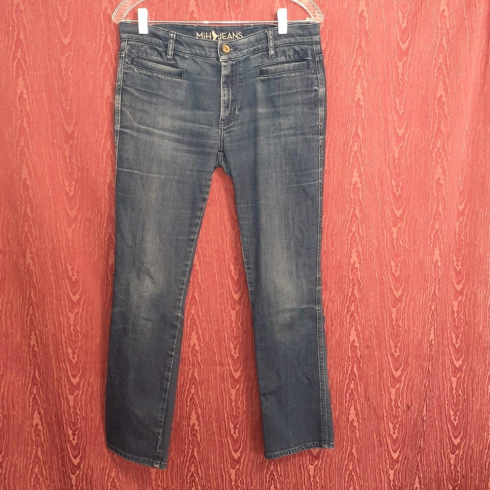 MIH MID RISE, CROPPED SLIM LEG WOMEN'S JEANS SIZE 29
